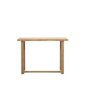 Canadell 100% outdoor solid recycled teak bar table, 140 x 70 cm by Kave Home, a Tables for sale on Style Sourcebook