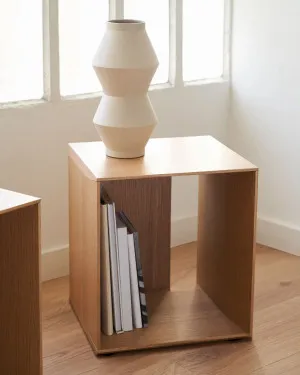 Litto small shelf module in oak veneer, 34 x 38 cm by Kave Home, a Cabinets, Chests for sale on Style Sourcebook