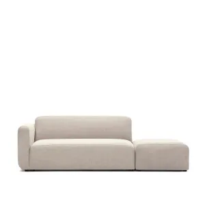 Neom 2 seater modular sofa with back module in beige, 244 cm by Kave Home, a Sofas for sale on Style Sourcebook