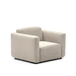 Neom modular armchair in beige by Kave Home, a Sofas for sale on Style Sourcebook