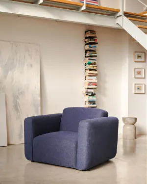 Neom modular armchair in blue by Kave Home, a Sofas for sale on Style Sourcebook