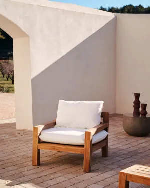 Forcanera solid teak chair by Kave Home, a Outdoor Chairs for sale on Style Sourcebook