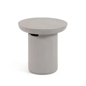 Taimi concrete round outdoor side table Ø 50 cm by Kave Home, a Tables for sale on Style Sourcebook