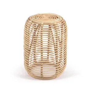 Round Kohana side table in rattan with natural finish Ø 45 cm by Kave Home, a Side Table for sale on Style Sourcebook