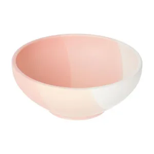 Sayuri large porcelain bowl in pink and white by Kave Home, a Bowls for sale on Style Sourcebook