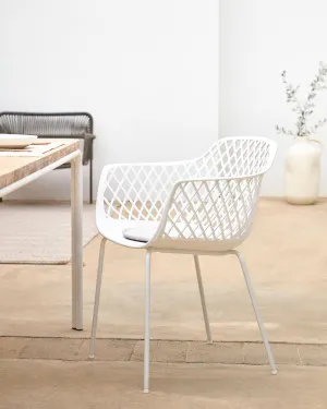 Quinn outdoor chair in white by Kave Home, a Outdoor Chairs for sale on Style Sourcebook