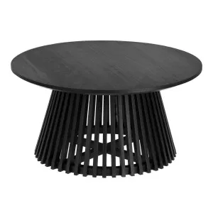 Jeanette Ø 80 cm black coffee table by Kave Home, a Coffee Table for sale on Style Sourcebook