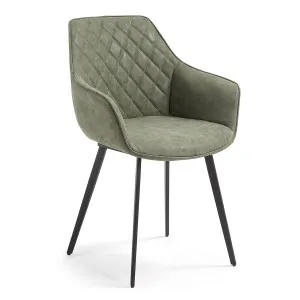 Green Amira chair by Kave Home, a Dining Chairs for sale on Style Sourcebook