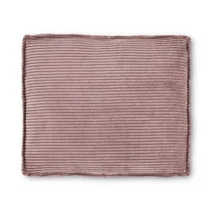 Blok cushion in pink wide seam corduroy, 50 x 60 cm by Kave Home, a Sofas for sale on Style Sourcebook