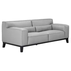 Hawthorne Leather Sofa, 2.5 Seater, Pewter by Woodland Furniture, a Sofas for sale on Style Sourcebook