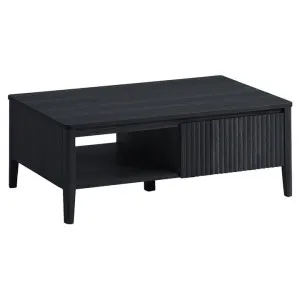 Eliana Wooden Coffee Table, 120cm, Black by Woodland Furniture, a Coffee Table for sale on Style Sourcebook