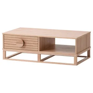 Nerox Wooden Coffee Table, 120cm, Oak by Woodland Furniture, a Coffee Table for sale on Style Sourcebook