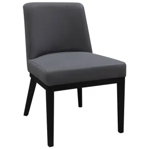 Duraplus Fabric Dining Chair, Licorice / Black by Woodland Furniture, a Dining Chairs for sale on Style Sourcebook