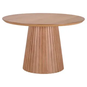 Zaya Wooden Round Dining Table, 120cm, Oak by Woodland Furniture, a Dining Tables for sale on Style Sourcebook