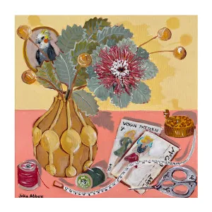 A Stitch In Time , By Julia Abbey by Gioia Wall Art, a Prints for sale on Style Sourcebook