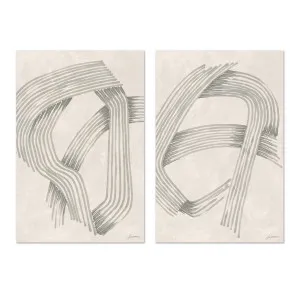 Intersections, Style A & B, Set Of 2 , By Lucrecia Caporale by Gioia Wall Art, a Prints for sale on Style Sourcebook