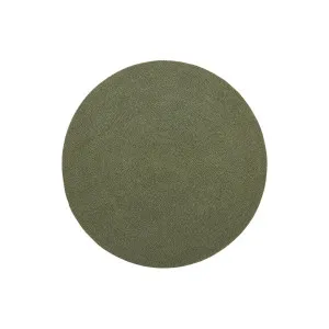 Despas green round rug made from synthetic fibres Ø 200 cm by Kave Home, a Contemporary Rugs for sale on Style Sourcebook