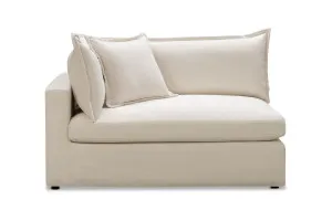 Haven Modular 2 Seat Right Arm, Ivory, by Lounge Lovers by Lounge Lovers, a Sofas for sale on Style Sourcebook