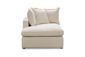 Haven Modular Chaise Left Arm, Ivory, by Lounge Lovers by Lounge Lovers, a Sofas for sale on Style Sourcebook