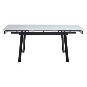 Olmo Ceramic Top Extension Dining Table, 160-220cm, Snow White by Viterbo Modern Furniture, a Dining Tables for sale on Style Sourcebook