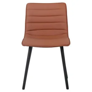 Nexus Faux Leather Dining Chair, Tan by Viterbo Modern Furniture, a Dining Chairs for sale on Style Sourcebook