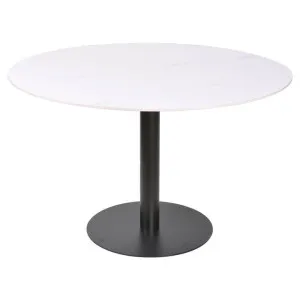 Cresta Ceramic Top Round Dining Table, 120cm, Sevella White by Viterbo Modern Furniture, a Dining Tables for sale on Style Sourcebook