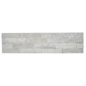 Stone Wall Quartz Natural Product Snow White Structured Panel (Pkt5) by Beaumont Tiles, a Marble Look Tiles for sale on Style Sourcebook