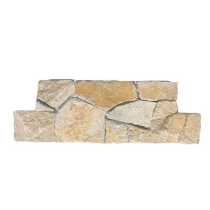 Drystone Limestone Natural Product Gold Structured Panel (Pkt3) by Beaumont Tiles, a Marble Look Tiles for sale on Style Sourcebook