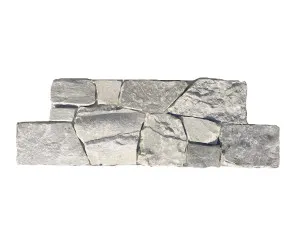 Drystone Limestone Natural Product Silver Structured Panel (Pkt3) by Beaumont Tiles, a Marble Look Tiles for sale on Style Sourcebook