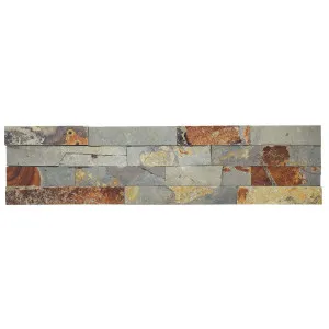 Stone Wall Slate Natural Product Russet Structured Panel (Pkt5) by Beaumont Tiles, a Marble Look Tiles for sale on Style Sourcebook