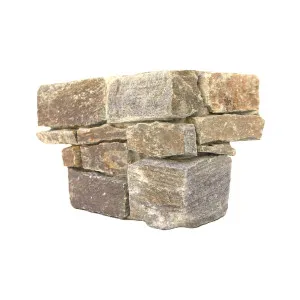 Drystone Quartz Natural Product Jasper Structured Corner (Pkt2) by Beaumont Tiles, a Marble Look Tiles for sale on Style Sourcebook