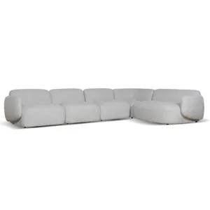 Gosling Right Chaise Modular Sofa - Cloud Grey by Interior Secrets - AfterPay Available by Interior Secrets, a Sofas for sale on Style Sourcebook
