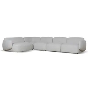 Gosling Left Chaise Modular Sofa - Cloud Grey by Interior Secrets - AfterPay Available by Interior Secrets, a Sofas for sale on Style Sourcebook