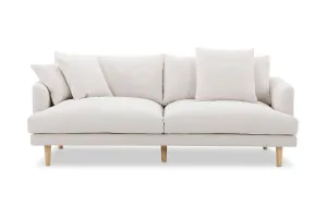 Hampton 3 Seat Sofa, Florence Stone, by Lounge Lovers by Lounge Lovers, a Sofas for sale on Style Sourcebook