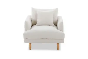Hampton Modern Armchair, Florence Stone, by Lounge Lovers by Lounge Lovers, a Chairs for sale on Style Sourcebook