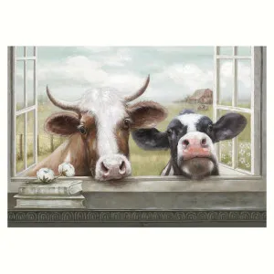 "Outside The Pastures Window" Stretched Canvas Wall Art Print, 100cm by PNC Imports, a Artwork & Wall Decor for sale on Style Sourcebook