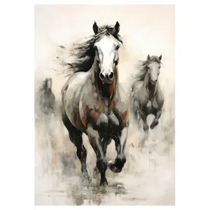 "Gallop of Impressionism" Stretched Canvas Wall Art Print, 100cm by PNC Imports, a Artwork & Wall Decor for sale on Style Sourcebook