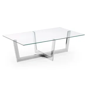 Transparent grass Plam coffee table 120 x 70 cm by Kave Home, a Coffee Table for sale on Style Sourcebook