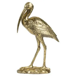 Wembury Standing Crane Figurine by Diaz Design, a Statues & Ornaments for sale on Style Sourcebook