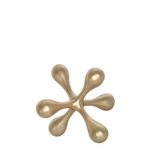 Atom Polyresin Sculpture Small Gold by Florabelle Living, a Statues & Ornaments for sale on Style Sourcebook