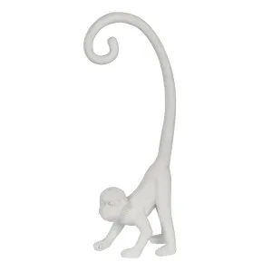Louis The Monkey White 42Cm by Florabelle Living, a Statues & Ornaments for sale on Style Sourcebook