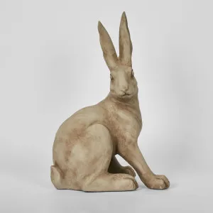 Henry Hare Sitting Large Brown by Florabelle Living, a Statues & Ornaments for sale on Style Sourcebook