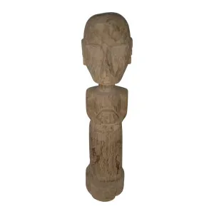 Agu Wooden Figure Sculpture by Florabelle Living, a Statues & Ornaments for sale on Style Sourcebook