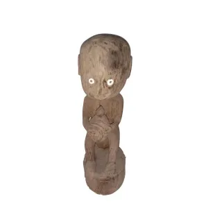 Kahn Wooden Figure Sculpture by Florabelle Living, a Statues & Ornaments for sale on Style Sourcebook