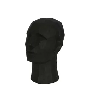 Chaka Polyresin Head Black by Florabelle Living, a Statues & Ornaments for sale on Style Sourcebook