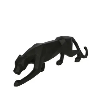 Singa Polyresin Leopard Black by Florabelle Living, a Statues & Ornaments for sale on Style Sourcebook