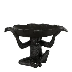 Louis The Monkey Bowl Black by Florabelle Living, a Statues & Ornaments for sale on Style Sourcebook