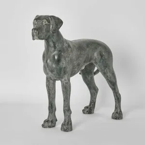 Charlie Dog Sculpture Standing Black by Florabelle Living, a Statues & Ornaments for sale on Style Sourcebook