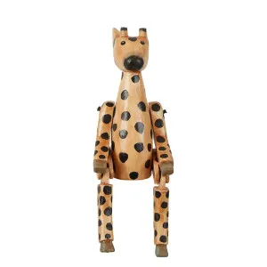 Giraffe Wooden Puppet by Florabelle Living, a Statues & Ornaments for sale on Style Sourcebook