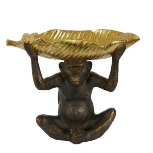 Samana Monkey Leaf Tray by Florabelle Living, a Statues & Ornaments for sale on Style Sourcebook